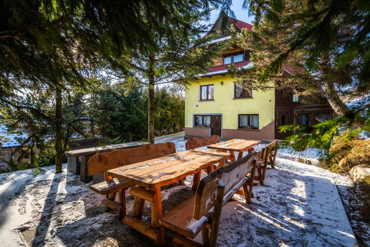 Chata Na Brzysku Pod Bialka Leśnica Exterior foto